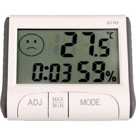 Thermomètre électronique LCD numérique, testeur de température, thermomètre sans fil, hygromètre, humidité