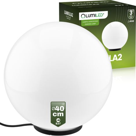 Lámpara de jardín para exteriores LUMIKULA2 LUMILED 40CM E27 IP65