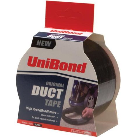 Unibond Duct Tape Black 50mm x 50m (1/3)
