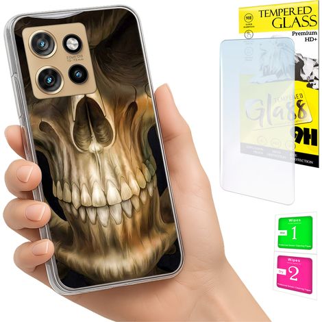 Custodia per Motorola Edge 50 Neo Photo Cover Case Back Case + Vetro 9H (1/5)