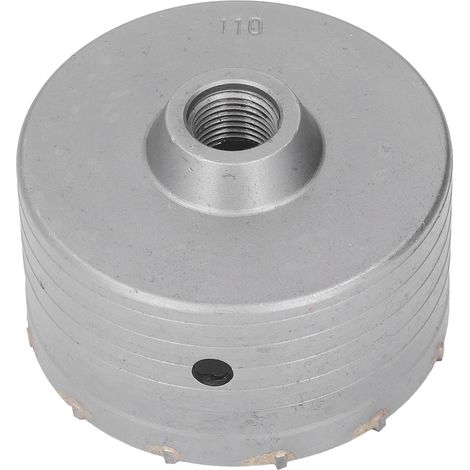 Marteau électrique scie cloche creuse en carbure cémenté, mèche d'ouverture pour béton de ciment 110mm