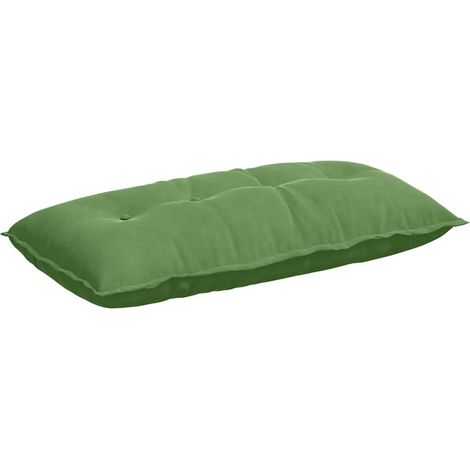 Coussin de Dos Vert clair 100 x 50 cm Tissu en velours côtelé (1/5)