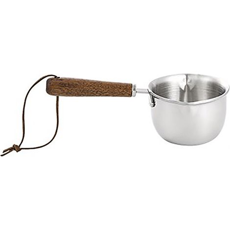Mini poêle à réchauffer beurre multifonction, acier inoxydable, chauffe-huile rapide, casserole pour cuisine domestique (1/5)