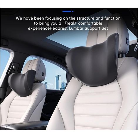 Autokissen, ergonomisches Kopfstützenkissen, 360° verstellbar, geeignet für lange Fahrten in SUVs/Vans (1/5)