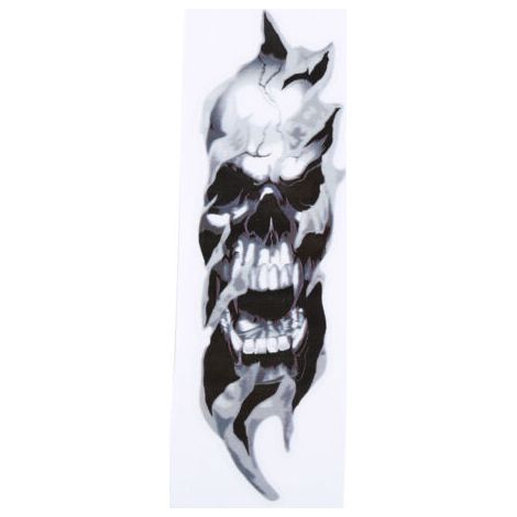 Lote de 2 autocollants FORK SKULLS para Sportster Softail Dyna Electra Street Glide (1/5)