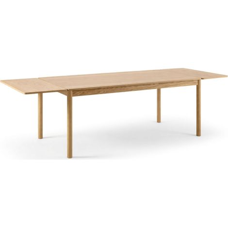 Mesa Norsica 794 , 75x100x200cm, Alargamiento, Chapa de madera natural, Madera