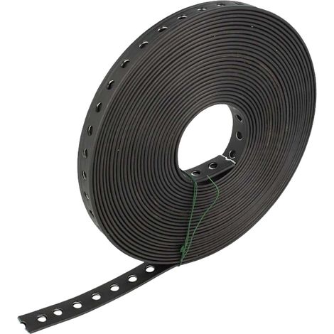 tecuro Lochband Montageband 19 mm x 10 m Rolle - Stahl - Kunststoff ummantelt