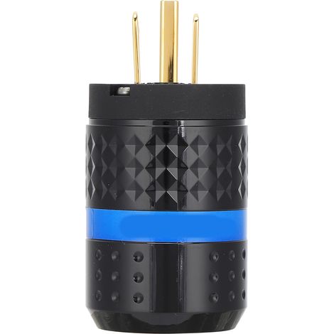 Fiche et cordon d'alimentation secteur Monosaudio M102G, norme américaine, en cuivre pur plaqué or 24 carats, 100-250 V (1/5)