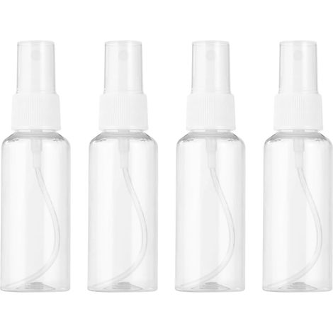 4×50ml Flacon Spray Vide,vaporisateur plastique, Portable Bouteille rechargeable pour le voyage,Vaporisateur Vide (1/5)