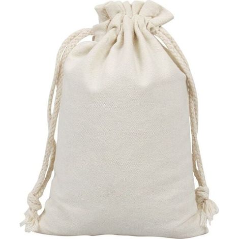 Sachet en toile vierge, 20 pièces, sac en coton, cordon de serrage, pochette de rangement en coton et lin, sac en lin (1/5)