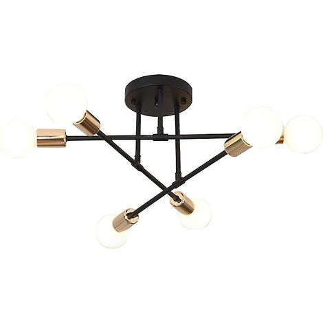 Luminaire moderne et créatif de 70 cm, ambiance chaleureuse et romantique, doré, pour une chambre moderne (1/4)