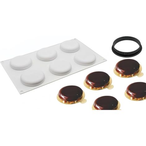 Silikon Backform, 3D für Eis Schokolade, flexibel leichtes Entformen in eleganter Optik (1/5)