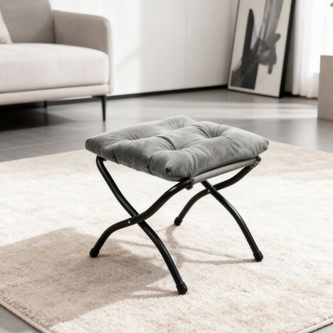 Fauteuil avec repose-pieds – Une chaise de détente dotée d'accoudoirs, de poches latérales et d'un repose-jambes – Idéale comme fauteuil de relaxation ou fauteuil TV pour les salons, les chambres ou l