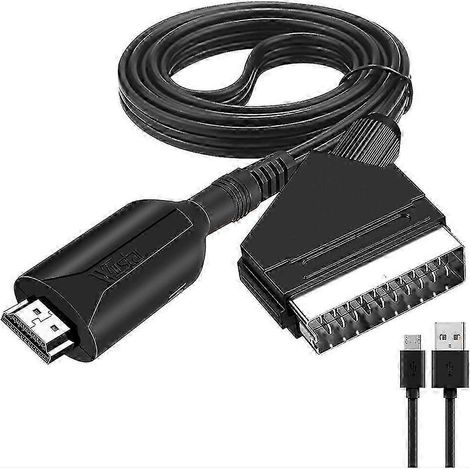 Câble HDMI vers péritel, longueur 1 mètre pour connexion directe (version Conversi Fk) (1/5)