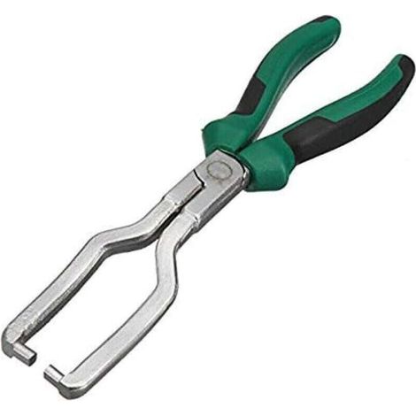 ALLIANDISPince à collier pour filtre à carburant, pince pour raccord de tuyau de carburant avec poignées en caoutchouc, pince pour retirer les clips de tuyau de carburant (9 pouces de long) (1/4)