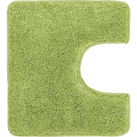 Kleine Wolke WC-Vorleger Seattle kiwigrün Polyester 55 x 50 cm Badvorleger, Teppiche & Toilettensitzabdeckungen