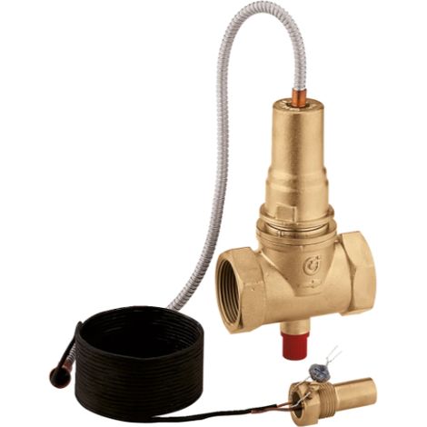 Kraftstoff-Absperrventil. 1 1/2", Einstellung 98°. Kapillarrohr 10 m C Caleffi 541081  1 1/2" - 98 °C