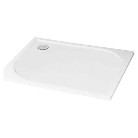 Ondee – Receveur de douche à poser 90x120cm – Résine extra-plate – Antidérapant – Évacuation Ø90mm – Compatible avec pieds réglables