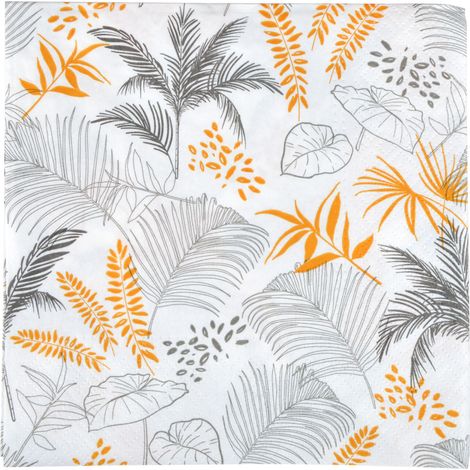 20 serviettes en papier 33 x 33 cm Exotic mood (1/2)