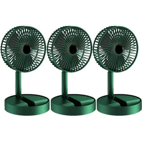 3-teiliger faltbarer Tischventilator mit verstellbarer Höhe