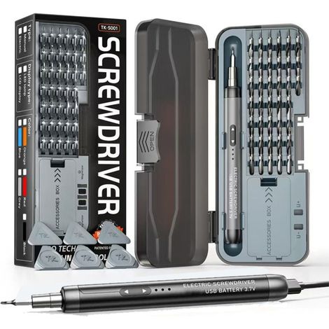 Tournevis USB performant avec 45 embouts pour l'entretien des appareils électroniques (1/5)