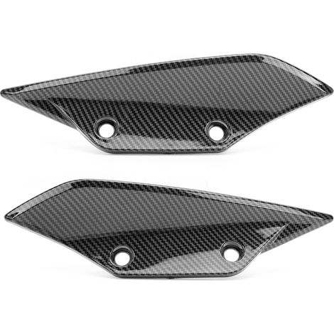 Side Wing Spoiler Cover - ABS Carbon Fiber Style - For BMW S1000RR 2012-2014 - 2 Pièces (1/5)