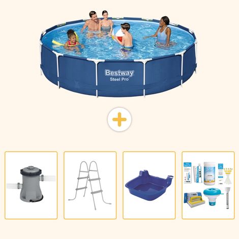 Bestway Bestway Steel Pro Ronde - 396x84 cm - 5-pièces  S22758 (1/5)