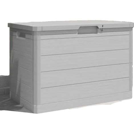 Aufbewahrungsbox für Außenkissen, wetterfest, multifunktional, Grau (1/2)