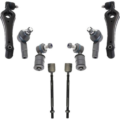 KIT BRACCIO OSCILLANTE 8 PEZZI COMPATIBILE CON SUZUKI IGNIS I (FH) 1.3 4WD (RG413) / Kit Sospensione Completo OE/OEM / Bracci Oscillanti + Testine Sterzo / Sostituzione Diretta OEM