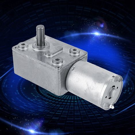 Moteur turbo à engrenages métalliques à torsion élevée, 12 V CC, 3 tr/min (1/5)