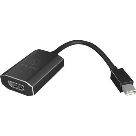 Câble vidéo-audio - RAIDSONIC - IB-AD506 - Mini DisplayPort(M) vers HDMI(F) - Noir - Support 4K