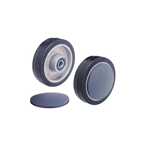 Lenkrad  Kugellager  Vollgummi  Breite 50 mm  Einbaulänge 53
