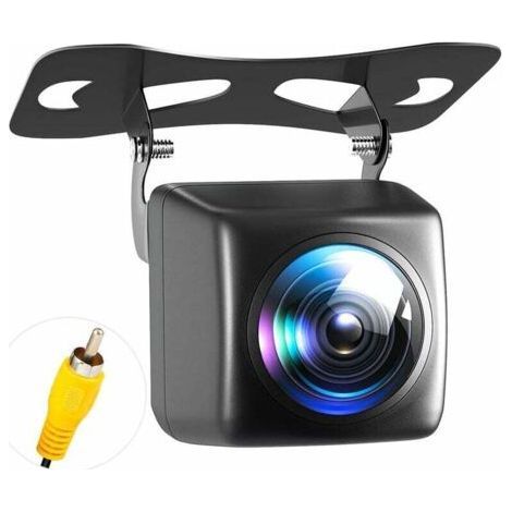 Car Rear View Camera, Waterproof HD Night Vision Reversing Camera and 170 Degree Wide Angle Shockproof Night Vision（Black） (1/4)