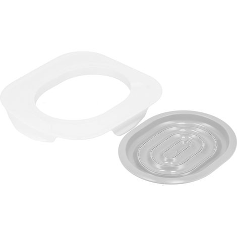 Tapis pour bac à litière, kit d'apprentissage de la propreté, accessoires pour animaux, gris, 1 bac (1/5)