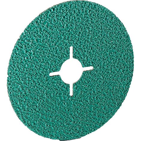 Abrasifs en disques fibre céramique Actirox acier AF799 diamètre 125 mm alésage 22 mm grain 36 en boîte de 50