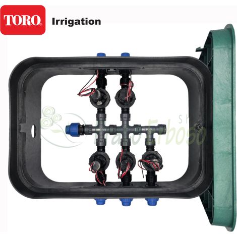 Toro PA-EZP-5-9V - Válvula de riego ensamblada de 1" y 5 zonas