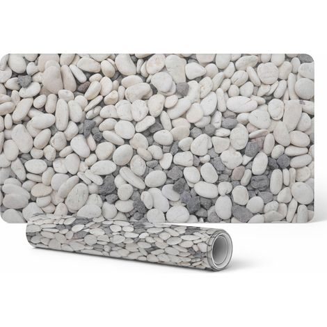 Alfombrilla protectora para encimeras de oficinas, empresas, lugares de trabajo, piedras decorativas, 100x50 cm
