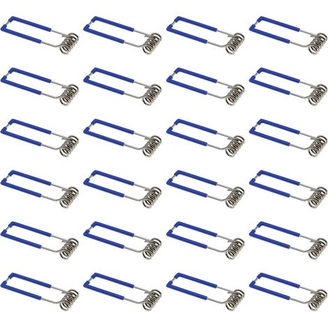 24 Stück Federklammern für Einbaustrahler GU10 MR16 1,5 x 60 mm (1/5)