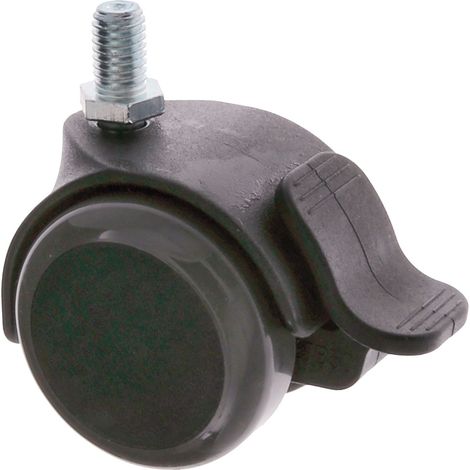 Bürostuhlrolle 50mm Möbelrolle Bodenschonend Ersatzrolle 10mm Mit Bremse Stück