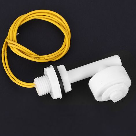 Capteur de niveau d'eau liquide DC220V, interrupteur à flotteur à angle droit, montage latéral, pour pompe d'aquarium, voiture ou bateau. (1/5)