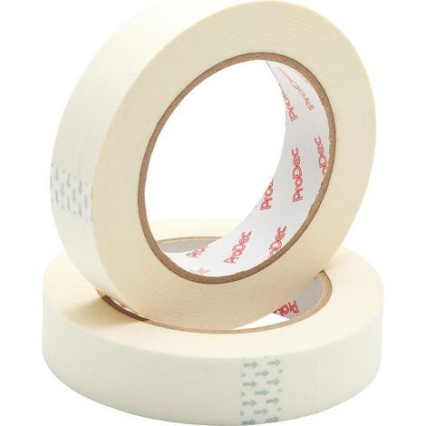 ProDec Nastro adesivo multi superficie da 2,5 cm x 50 m, per pittori, per linee di pittura nitide, nastro per decoratori, nastro adesivo per pittori, nastro adesivo per vernice, nastro adesivo largo (1/5)