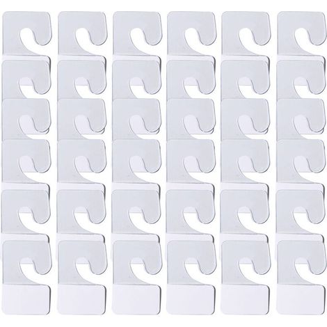 Bardusch-100 étiquettes adhésives transparentes pour suspension, résistantes et auto-adhésives, avec trou de suspension, idéales pour la présentation de produits en magasin.// (1/5)