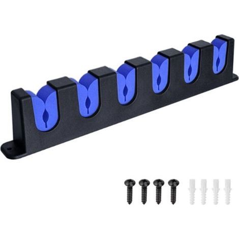 1 paire de supports muraux pour cannes à pêche, support horizontal pour 6 cannes à pêche. (1/5)