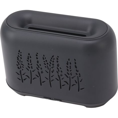 Geräuschloser Diffusor für ätherische Öle, 130 ml, automatische Abschaltung, Schutzfunktionen, USB-Anschluss, farbiges Licht, dunkelgrau (1/5)