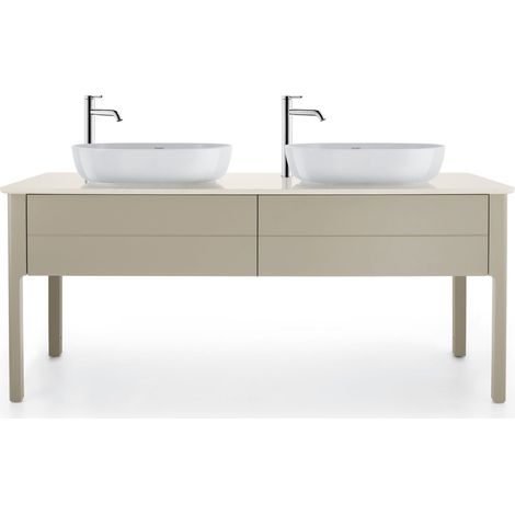 Console en pierre de quartz Duravit Luv, largeur 1783mm, adaptée (1/3)