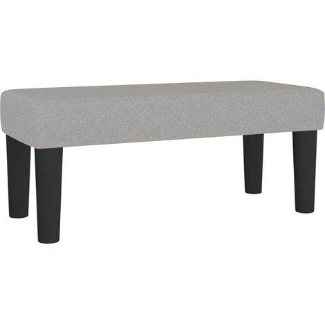 Banc d'entrée - Banc intérieur Gris clair 70x30x30 cm Tissu fr9310 - Maison La Vie (1/5)