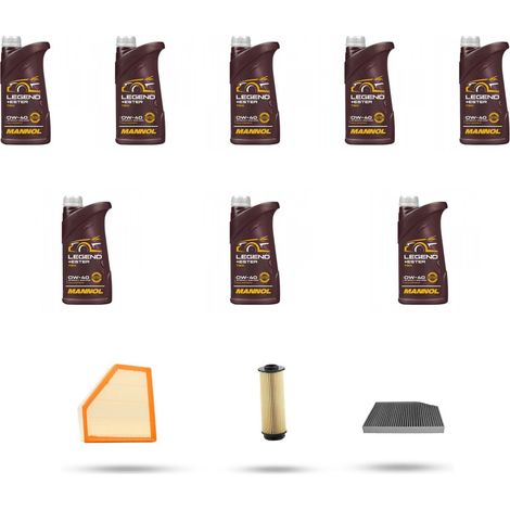 Kit tagliando 3 FILTRI e 8L OLIO compatibile con Bmw serie 4 (G22,G23 G80) M440i Hybrid 285kw dal 2020 (1/4)