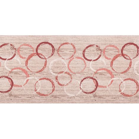 Tappeto Passatoia Tessuto Jacquard Linea Emozioni Disegno Giotto Rosso, misura57x50coloreRosso (1/4)