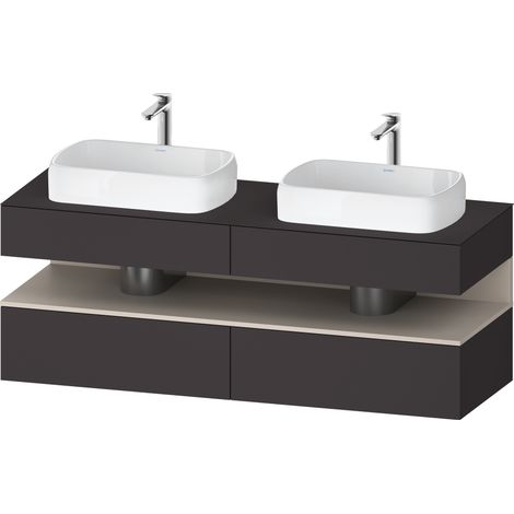 Duravit Collection One Meuble sous-vasque sur console, 2 tiroirs, (1/2)