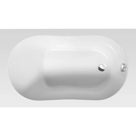 Aqualine Badewannen - Badewanne Jizera, 120x70x39 cm, weiß G1270